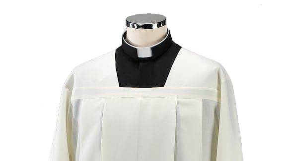 Alba para Sacerdotes Cuello Romano