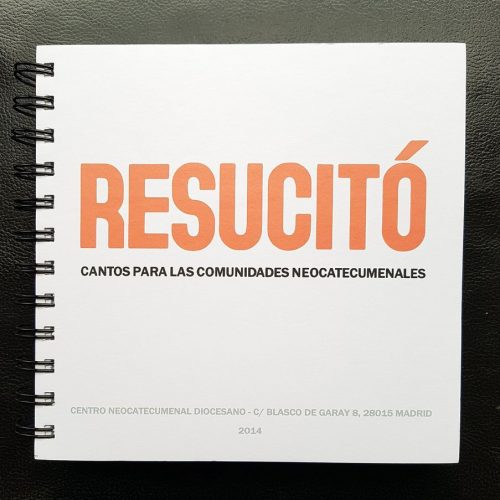 Libro de cantos RESUCITO